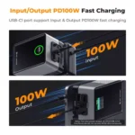 K&F Concept baterai v mount 99wh pd100w fast charging