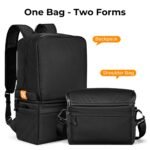 K&F Concept Collapsible Camera Bag 2 Way 22L for Photographers Business Trip / Travel / Everyday Bag - Sling Bag10L Urban Wander 03 (Black )