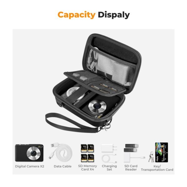 Distributor Lensa dan Aksesoris Fotografi Digital Pratama Retailindo K&F Concept Digital Camera Case Waterproof & Protective Small Camera Bag Lightweight Camera Sling Bag with 2 Carrying Ways - Sling Bag 1L Urban Wander 07 (Black)