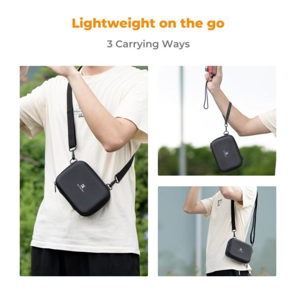 Distributor Lensa dan Aksesoris Fotografi Digital Pratama Retailindo K&F Concept Digital Camera Case Waterproof & Protective Small Camera Bag Lightweight Camera Sling Bag with 2 Carrying Ways - Sling Bag 1L Urban Wander 07 (Black)