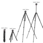 62"/1.6m Alumunium Tripod Lightweight and Portable DSLR Tripod,10KG Load Capacity Ball Head,Quick Release Plate for Travel and Work A234A1