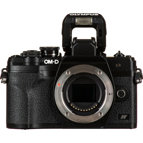 Olympus OM-D E-M10 Mark IV Mirrorless Camera with 14-42mm EZ Lens (Black)