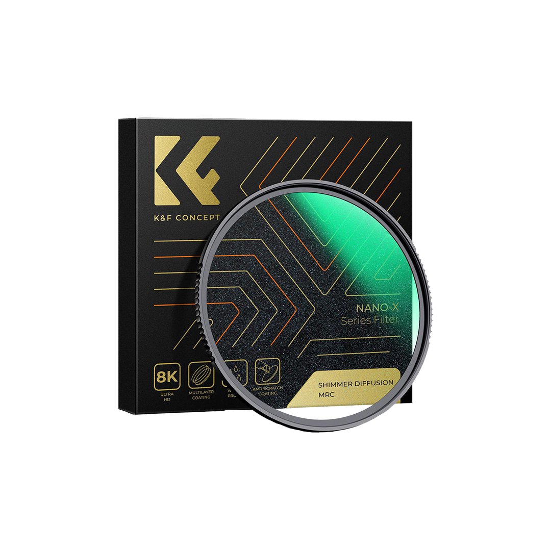 Shimmer Diffusion 1 Filter Optical Glass Glimmer Effect Filter for Camera Lens Nano-Xcel Series