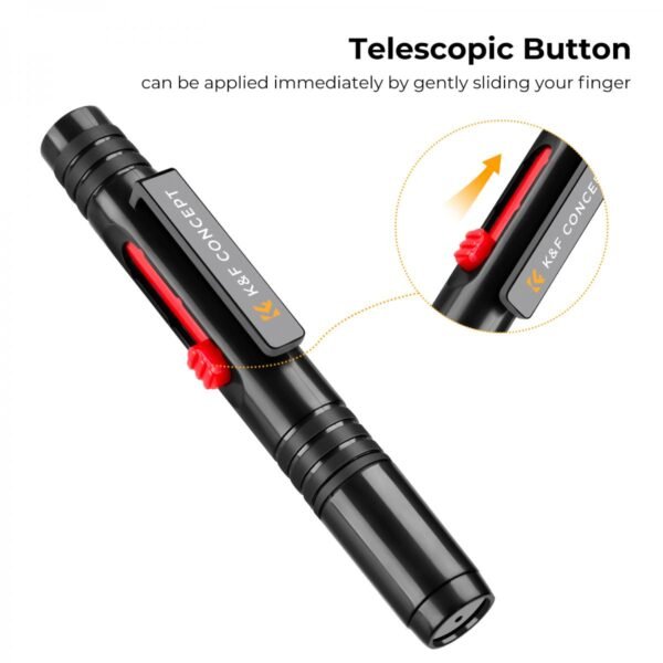 Lens Cleaning Pen, Double-sided Carbon Head, K&F Concept, with K&F Concept Color Box