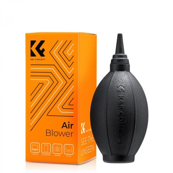 Distributor Lensa dan Aksesoris Fotografi Digital Pratama Retailindo K&F Concept Air Blower, Dust Blower, Lens Blower for Digital, DSLR, SLR Cameras, Camera Lenses and Sensitive Electronics, Clean Duster, Lens Cleaner, Rubber Bulb Air Pump Dust Blower