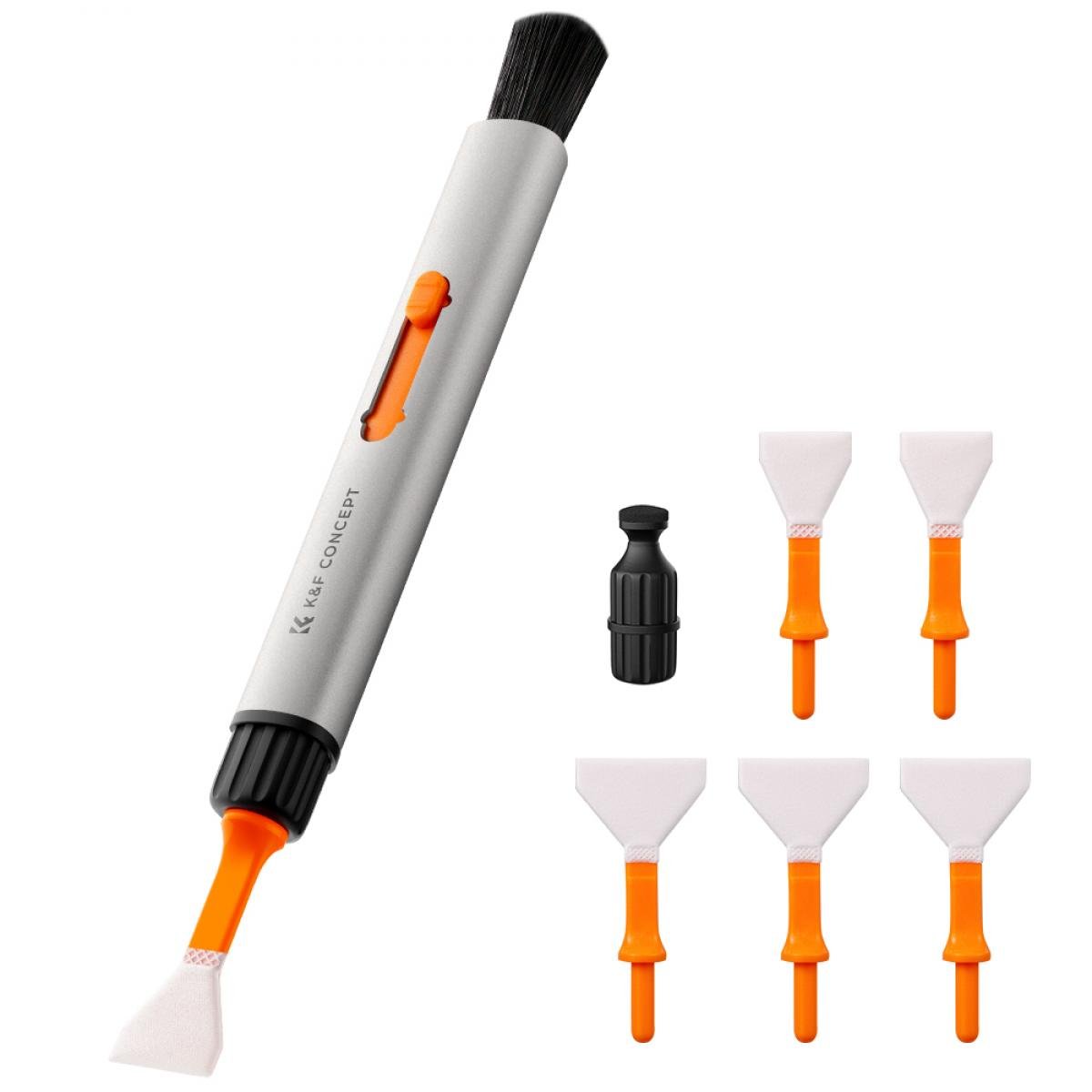 Replaceable Cleaning Pen Set (Cleaning Pen + Silicone Head * 2 + Full-frame Cleaning Stick * 6)