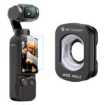 DJI Osmo Pocket 3 Magnetic Wide-angle Filter Action Camera Lens Accessories Magnetic Attach / Multi-Coated / Optical Glass