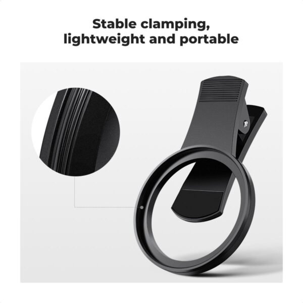 52mm Clip-on ND2-400 Phone Camera Lens Filter Kit, Adjustable Neutral Density Filter Compatible models: iPhone 15 series / 14 series / 13 series / 12 series / 11 series