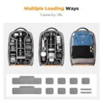 K&F Concept Camera Backpack for Photographers Large Waterproof Photography Camera Bag with Laptop/Tripod Compartment for Men Women - Backpack 18L Nature Wander 05 (Dark Grey)