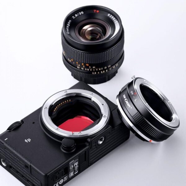 Distributor Lensa dan Aksesoris Fotografi Digital Pratama Retailindo C/Y-L Manual Focus Compatible with Contax/Yashica (C/Y) Lens to L Mount Camera Body Lens Mount Adapter