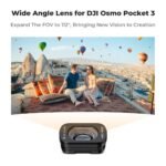 DJI Osmo Pocket 3 Magnetic Wide-angle Filter Action Camera Lens Accessories Magnetic Attach / Multi-Coated / Optical Glass
