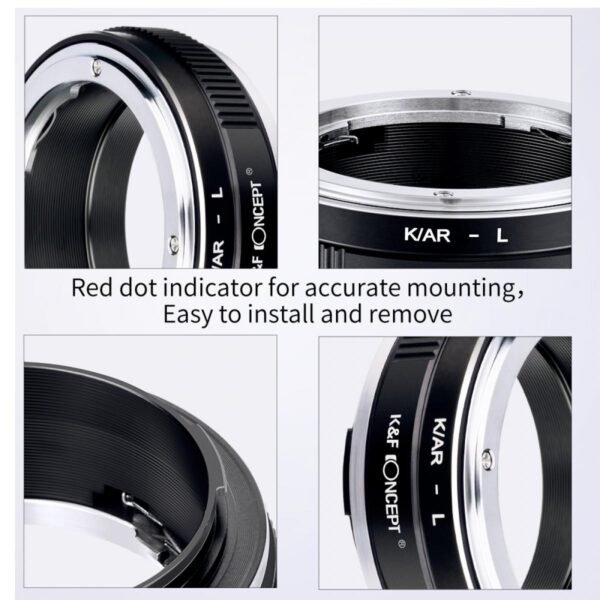 Distributor Lensa dan Aksesoris Fotografi Digital Pratama Retailindo K/AR-L Manual Focus Compatible with Konica AR Lens to L Mount Camera Body Lens Mount Adapter