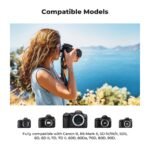 LP-E6/LP-E6NH Battery and 3-Slot Charger, 3-Pack Replacement Battery for Canon EOS R5, R6, EOS R, 5D Mark IV, 5D Mark III, 5DS, 5DS R, 5D Mark II, 6D, 6D Mark II, 7D, 7D Mark II, 2250mAh