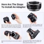 C/Y-L Manual Focus Compatible with Contax/Yashica (C/Y) Lens to L Mount Camera Body Lens Mount Adapter