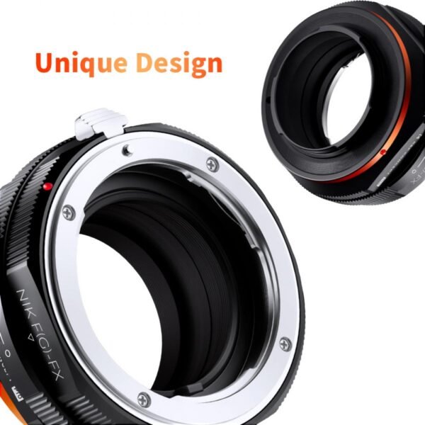 Nikon G/F/AI/AIS/D/AF-S Mount Lens to Fujifilm Fuji X-Series X FX Mount Cameras with Matting Varnish Design for Fuji XT2 XT20 XE3 XT1 X-T2 K&F Concept Lens Mount Adapter