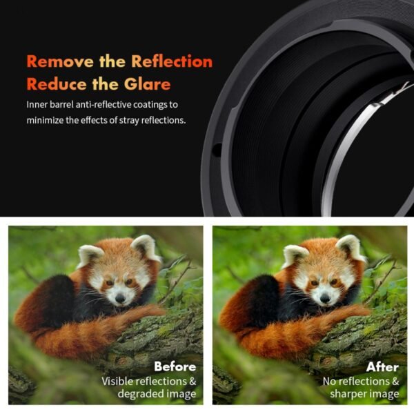 Nikon G/F/AI/AIS/D/AF-S Mount Lens to Fujifilm Fuji X-Series X FX Mount Cameras with Matting Varnish Design for Fuji XT2 XT20 XE3 XT1 X-T2 K&F Concept Lens Mount Adapter