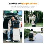 K&F Concept 22L Camera Case for Photographers Large Capacity Camera Bags with Raincover, 15.6 Inch Laptop Compartment for Camera Drone Bags - Backpack 22L Nature Wander 11 (Black)