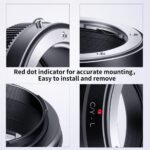 C/Y-L Manual Focus Compatible with Contax/Yashica (C/Y) Lens to L Mount Camera Body Lens Mount Adapter