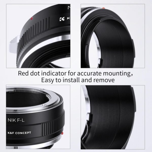 NIK(G)-FX Manual Focus Compatible with Nikon F (G-Type) Lens to L Mount Camera Body Lens Mount Adapter