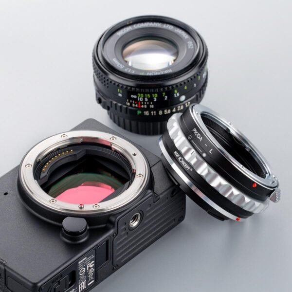 PK/DA-L Manual Focus Compatible with Pentax K(PK/DA) Lens to L Mount Camera Body Lens Mount Adapter