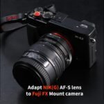 Nikon G/F/AI/AIS/D/AF-S Mount Lens to Fujifilm Fuji X-Series X FX Mount Cameras with Matting Varnish Design for Fuji XT2 XT20 XE3 XT1 X-T2 K&F Concept Lens Mount Adapter