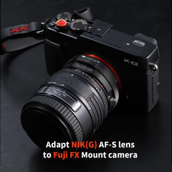 Nikon G/F/AI/AIS/D/AF-S Mount Lens to Fujifilm Fuji X-Series X FX Mount Cameras with Matting Varnish Design for Fuji XT2 XT20 XE3 XT1 X-T2 K&F Concept Lens Mount Adapter