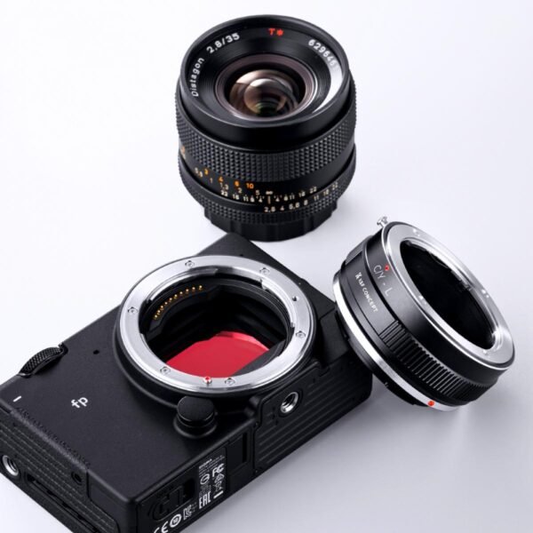 Distributor Lensa dan Aksesoris Fotografi Digital Pratama Retailindo C/Y-L Manual Focus Compatible with Contax/Yashica (C/Y) Lens to L Mount Camera Body Lens Mount Adapter