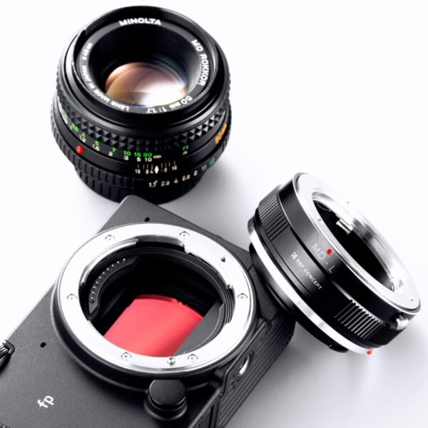 MD-L Manual Focus Compatible with Minolta Rokkor (SR/MD/MC) Lens to L Mount Camera Body Lens Mount Adapter