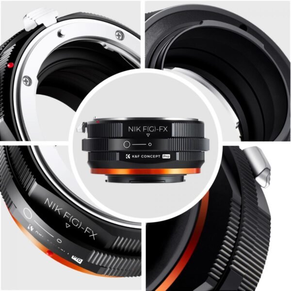 Nikon G/F/AI/AIS/D/AF-S Mount Lens to Fujifilm Fuji X-Series X FX Mount Cameras with Matting Varnish Design for Fuji XT2 XT20 XE3 XT1 X-T2 K&F Concept Lens Mount Adapter