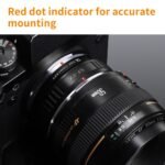EOS EF/EFS Lens to Fuji FX Mount FIT Pro X Camera X-Series Mirrorless Cameras K&F Concept Lens Mount Adapter