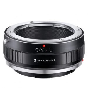 K&F CONCEPT C/Y-L Manual Focus Compatible with Contax/Yashica (C/Y) Lens to L Mount Camera Body Lens Mount Adapter
