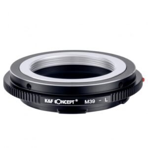K&F CONCEPT M39-L Manual Focus Compatible with Leica M39 Lens to L Mount Camera Body Lens Mount Adapter