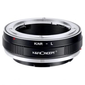 K&F CONCEPT K/AR-L Manual Focus Compatible with Konica AR Lens to L Mount Camera Body Lens Mount Adapter