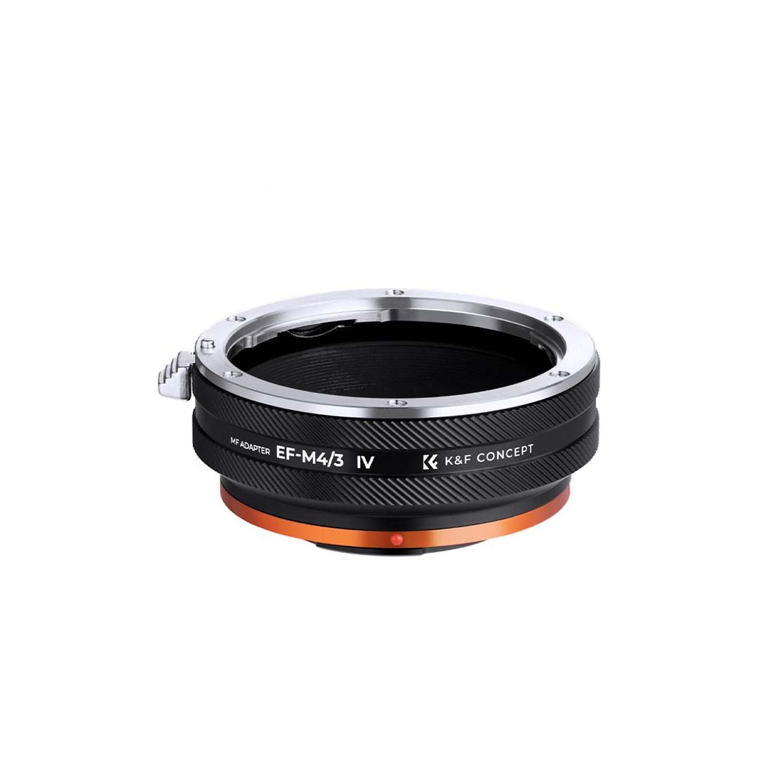 EOS-M4/3 IV Manual Focus Compatible with Canon (EF/EF-S) Lens and Micro Four Thirds (M4/3) Mount Camera Body Lens Mount Adapter