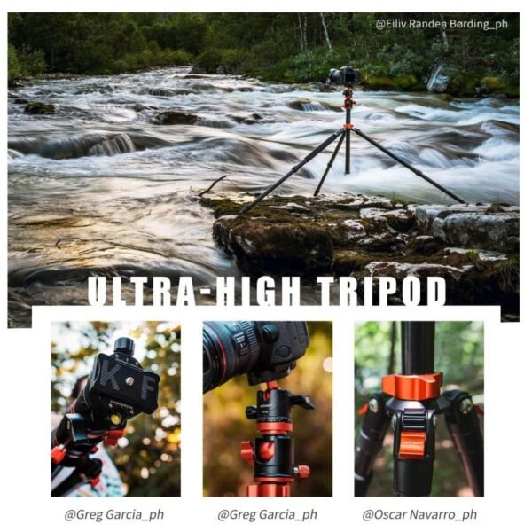 94"/2.4m Overhead Camera Tripod alumunium video Tripod Transverse Center Column 22lbs/10kg Load with Detachable Monopod for DSLR SLR, T254A8+BH-28L (SA254T1)