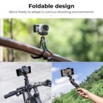 K&F Concept Camera Tripod Versatile Mini Flexible Phone Stand Phone Tripod Bluetooth Remote Control