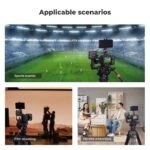 K&F Concept 17.6lbs/8KG Load Capacity Fluid Head Tripod Camera Tripod Maximum Height 75.2"/1.91m Video Tripod VA3+BV10