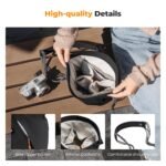 K&F Concept Camera Sling Bag Small Camera bag Lightweight Crossbody and Inner Liner Bag for Protection and Versatility, Black