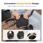 K&F Concept Camera Sling Bag Small Camera bag Lightweight Crossbody and Inner Liner Bag for Protection and Versatility, Black