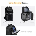 Camera Sling Bag Crossbody Bag Hardshell Camera Shoulder Backpack DSLR / SLR / Mirrorless Camera Case Photography Bags for Photographer