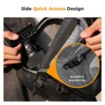 Camera Sling Bag Crossbody Bag Hardshell Camera Shoulder Backpack DSLR / SLR / Mirrorless Camera Case Photography Bags for Photographer