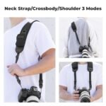 Camera Neck Strap for Photographers, Adjustable Nylon Camera Strap Compatible with Sony Canon Nikon Fuji DSLR SLR Mirrorless Camera