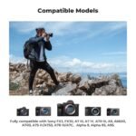 NP-FZ100 Battery and Three Slot Charger, 3-Pack Replacement Battery for Sony A7iii, A7iv, A7C, ZV-E1, FX3, FX30, A9, A6600, A6700, Alpha 9, Alpha 9S, A9S, A7R III, A7R IV, A7R V, 2280mAh