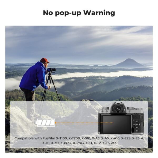 Distributor Lensa dan Aksesoris Fotografi Digital Pratama Retailindo K&F Concept 2-Pack NP-W126 NP-W126S Battery with USB C Fast Charging for Fujifilm X100VI, X100V, XS10, XT30, XT30 II, XT20, XE4, A5 Cameras