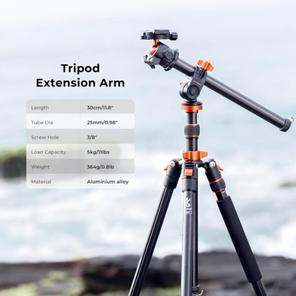 Upgrade Rotatable Multi-Angle Center Column for Camera Tripod Magnesium Alloy & Locking System (Old model KF31.010 )