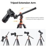 Upgrade Rotatable Multi-Angle Center Column for Camera Tripod Magnesium Alloy & Locking System (Old model KF31.010 )