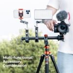 Upgrade Rotatable Multi-Angle Center Column for Camera Tripod Magnesium Alloy & Locking System (Old model KF31.010 )