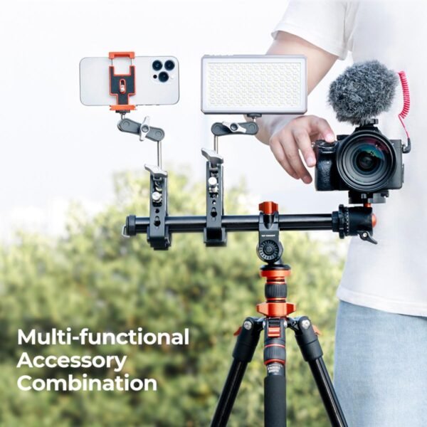 Upgrade Rotatable Multi-Angle Center Column for Camera Tripod Magnesium Alloy & Locking System (Old model KF31.010 )