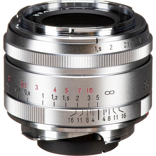 Voigtlander Nokton 35mm f1.5 Aspherical Type II VM Lens (Silver)