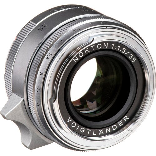 Voigtlander Nokton 35mm f1.5 Aspherical Type II VM Lens (Silver)